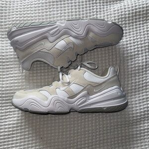 Nike White and Gray Athletic Shoes